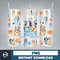 Blue Dog Tumbler Wrap, Instant Download 20oz Tumbler PNG Wraps Design, Digital Cartoon 20 oz Skinny Tumblers (4).jpg