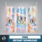 Blue Dog Tumbler Wrap, Instant Download 20oz Tumbler PNG Wraps Design, Digital Cartoon 20 oz Skinny Tumblers (6).jpg