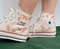 Embroidered ConverseCustom Converse Orange Tree Leaves Cover The Wedding Day And NameCustom Logo LeavesGift For Her - 2.jpg