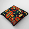 cross stitch cushion pattern geometric retro