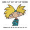 Arnold Embroidery Design, Hey Arnold Anime Embroidery, Machine embroidery pattern. Anime Pes Design.png