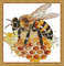 Bee With Honeycomb 2.jpg