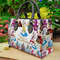 Alice In Wonderland Leather Handbag, Cute Alice With Friends Women Handbag, Personalized Leather bag,Love Disney,Disney Handbag,Handmade Bag - 1.jpg