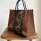 Dragonfly Art Leather Bag, Dragonfly Handbag, Custom Leather Bag, Woman Handbag, Custom Leather Bag, Shopping Bag, Handmade Bag - 2.jpg