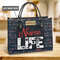 Nurse Life Leather Bag, Nurse Handbag, Custom Leather Bag, Woman Handbag, Custom Leather Bag, Shopping Bag, Handmade Bag - 1.jpg