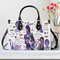 Prince Singer Leather Handbag, Watercolor Art - Prince Purple Women Bag, Personalized Leather BagPurseTote Bag, Custom Prince Shoulder Bag - 2.jpg