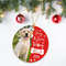 Personalized Dog Photo Frame Ornament Christmas 2023, Picture Joy & Love Woof Christmas Ornament, Customized Photo Dog Ornaments Gift - 4.jpg
