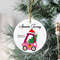 Personalized Pink Truck Christmas Ornament 2022, Baby's First Christmas Ornament Car - VAPCUFF, Custom Baby Girls Truck Ornament Gift - 6.jpg