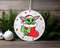 Santa Baby Star Wars Christmas Ceramic Ornament Home Decor Christmas Round Ornament - 5.jpg