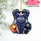 Softball Catcher 2D Ornament, Custom Softball Christmas Ornament, Personalized Catcher Ornament, Softball Lover Gift - 2.jpg