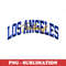 PNG Transparent Digital Download - Los Angeles Football 3D Chrome - High-Quality Sublimation Design