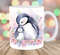 Watercolor Mum And Baby Penguin Mug Wrap, 11oz & 15oz Mug Template, Mug Sublimation Design, Mug Wrap Template, Instant Digital Download PNG - 1.jpg