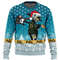 FLCL Canti Saw Christmas Tree All Over Print Hoodie 3D Zip Hoodie 3D Ugly Christmas Sweater 3D Fleece Hoodie