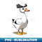XQ-20231110-25315_Retro Hat White Duck Vintage-Inspired Illustration 2315.jpg