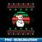 VI-20231113-29179_Snowman Santa Hat Faux Ugly Christmas Sweater Funny Holiday Design 9070.jpg