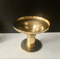 Vintage brass pillar candle holder