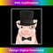 OB-20231114-5209_Womens Pig in a top hat, monocle, and bow tie V-Neck.jpg