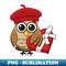 XX-20231117-8765_Cute Owl with Red Beret and Heart Box 8743.jpg