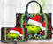 Grinch Christmas Leather Bag & Wallet, Grinchmas Women Shoulder Bag, Grinch Handbag, Grinch Lover Gift, Custom Handbag, Christmas Bag 36.jpg