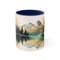 Watercolor Mountain Nature Mug Nature Inspired Mountain Cup Landscape Art Drinkware Mountain Lovers Gift Accent Coffee Mug Nature Scenery 6.jpg