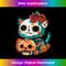 RC-20231122-2740_Cute Kawaii Skeleton Cat Sugar Skull Mexican Floral Flower 0304.jpg