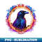 AA-46482_Side Portrait of a Magical Raven with Vibrant Colors Blue Purple Red and Yellow 6237.jpg