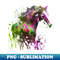 VX-5849_Beautiful Horse Lover Horseback Riding Colorful 9041.jpg