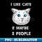 FL-17495_I Like Cats  Maybe 2 People Shirt Cat Lover Tee Cat Owner Gift Idea Funny Cat Gift Cat Father Cat Mother 7124.jpg