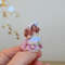 Tiny - collectible - doll - in - pink - dress - 7