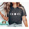 Moon Phase Shirt, Cute Boho Tee, Witchy Shirt, Mystic Moon Shirt, Astronomy Tee, Astology Lover TShirt, Celestial Tshirt.jpg