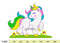 Cute Unicorn embroidery design, Unicorn Machine Embroidery Pattern, Unicorn Girl embroidery design, 5 Sizes.jpg