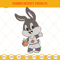 Baby Bugs Bunny Basketball Embroidery Designs, Baby Looney Tunes Embroidery Design File.jpg