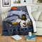 Denver American Football Broncos Justin 31 Watercolor Paintings Sherpa Fleece Quilt Blanket BL3185 - Wisdom Teez.jpg