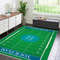 Football Field Area Rug with Your Team Logo, American Football Fans Gift, Sports Lover Gift, Housewarming Gift, Funny Gift for Men1.jpg