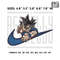 Son Gohan Embroidery Design File, Dragon Ball Anime Embroidery Design, Anime Pes Design Brother, Machine embroidery file.png