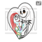 Halloween Embroidery, Skeletons Heart Couple Embroidery Designs, Nightmare Couple Machine Embroidery File - 3 Sizes - Instant Downloads.jpg