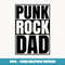 Punk Rock Dad Tattoos Punker Rocker Ska Band Father Guitar - Signature Sublimation PNG File