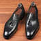 Men's Handmade Black Leather Oxford Brogue Tassels Classic Loafer's.jpg