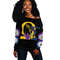 Omega Psi Phi Sigma Gamma Rho Black Offshoulder, African Women Off Shoulder For Women
