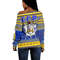 Sigma Gamma Rho African Pattern Christmas Off Shoulder Sweaters, African Women Off Shoulder For Women