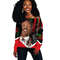 African American Flag Jesse Jackson Women Off Shoulder, African Women Off Shoulder For Women