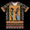 African Women Printed Mudcloth T-shirt, African T-shirt For Men Women