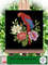 Cross stitch pattern Parrot and lilies