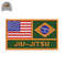 USA America Brazil Jiu Jitsu Flag Embroidery logo for Cap..jpg