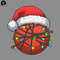 KL040124142-Christmas Basketball  Santa Hat String Lights Basket Ball Sport FansSport PNG Basketball PNG download.jpg