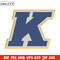 Kent State University logo embroidery design, NCAA embroidery,Sport embroidery,Logo sport embroidery,Embroidery design.jpg