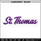 St. Thomas Tommies logo embroidery design, NCAA embroidery, Embroidery design,Logo sport embroidery,Sport embroidery.jpg