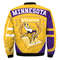 Minnesota Vikings Bomber Jackets Football Custom Name, Minnesota Vikings NFL Bomber Jackets, NFL Bomber Jackets