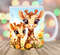 Mum And Baby Giraffe Mug Wrap, 11oz And 15oz Mug Template, Mug Sublimation Design, Mug Wrap Template, Instant Digital Download PNG.jpg