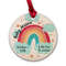 Personalized Wood Baby First Christmas Ornament Rainbow.jpg
